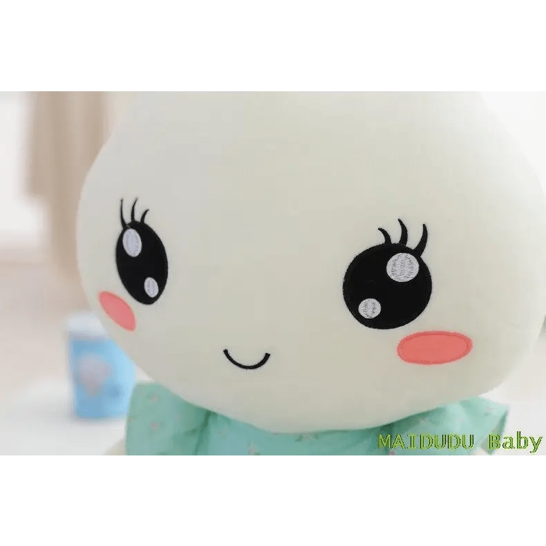 Adorable Bunny Plushies in Pink and Blue for Bedtime Comfort - Cosparty