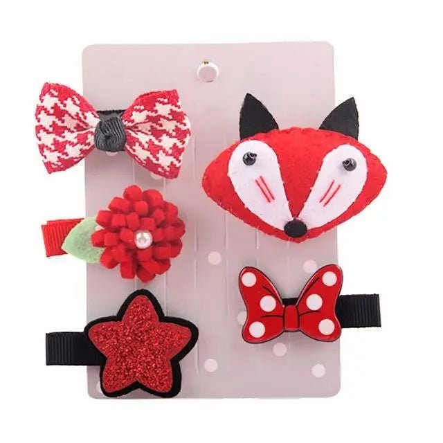 Adorable Felt and Bedazzle Hair Barrettes for Everyday Style - Cosparty