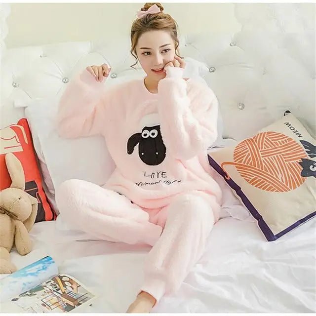 Adorable Fuzzy Pajama Sets for a Cozy Kawaii Look - Cosparty