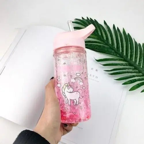 Adorable Glittery Unicorn Water Bottle In Stock in 4 Colors - Cosparty