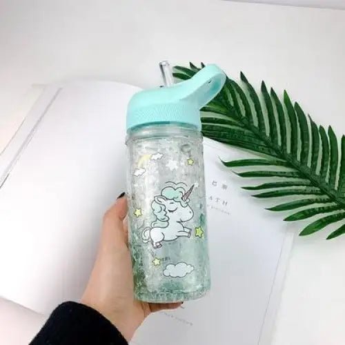 Adorable Glittery Unicorn Water Bottle In Stock in 4 Colors - Cosparty