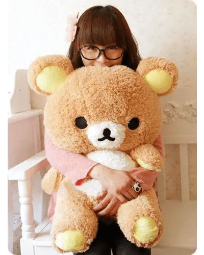 Adorable Rilakkuma Bear Plush Toy for Cosparty Fun - Cosparty