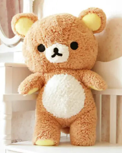 Brown Rilakkuma Bear Teddy Plush Toy Stuffed Animal Kawaii Cute San-X