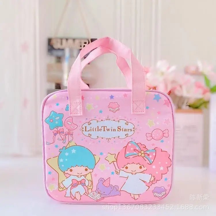 Adorable Sanrio Square Lunch Bags in Pastel Colors - Cosparty