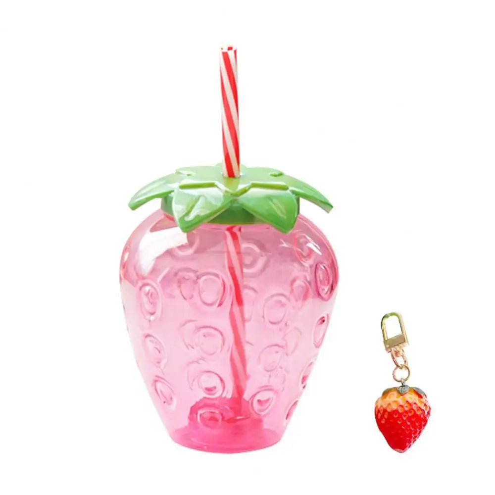 Adorable Strawberry Shaped Water Bottle for Summer Fun - Cosparty