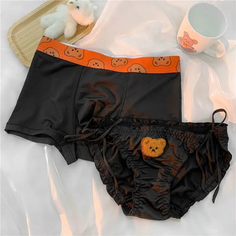 Adorable Teddy Bear Underwear Set for Couples - Cosparty