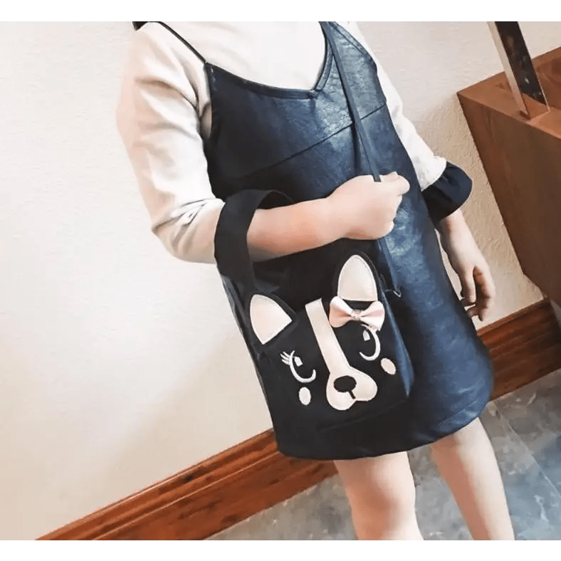 Adorable Vegan Leather Puppy Dog Handbags in Unique Colors - Cosparty