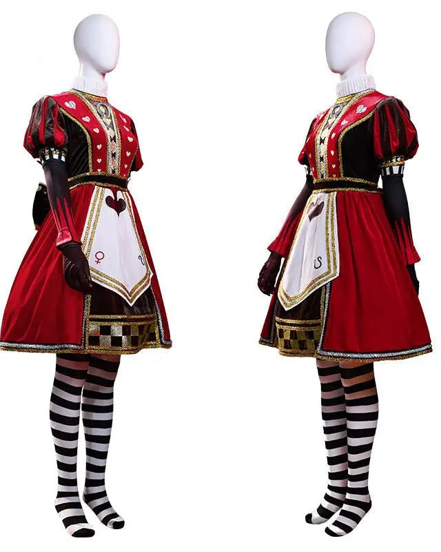 Alice: Madness Returns Alice Liddell Royal Suit Dress Cosplay Costume Set - Cosparty