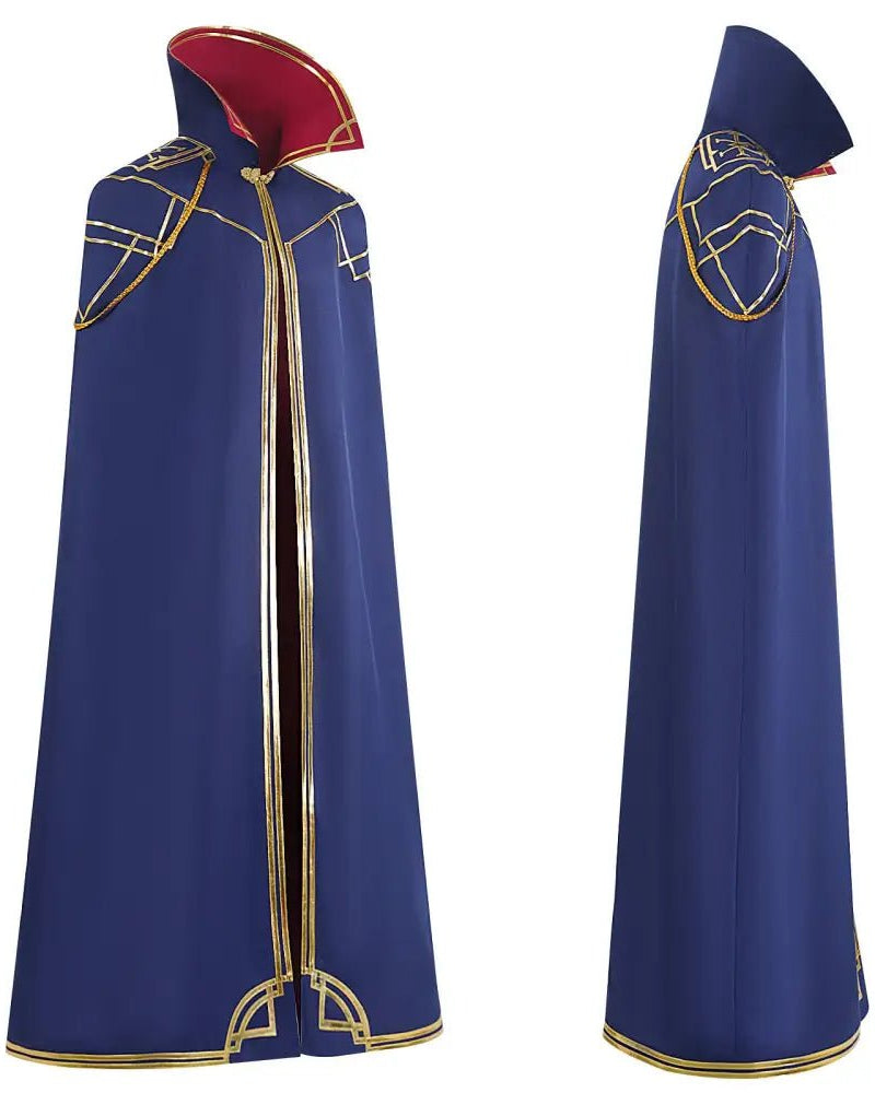 Arcane Caitlyn Kiramman Blue Cape Cosplay - Cosparty