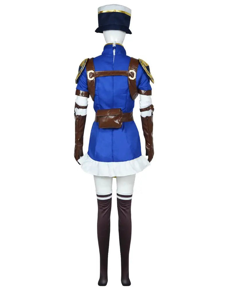 Arcane Season 1 Caitlyn Kiramman Cosplay Costume Set - Cosparty