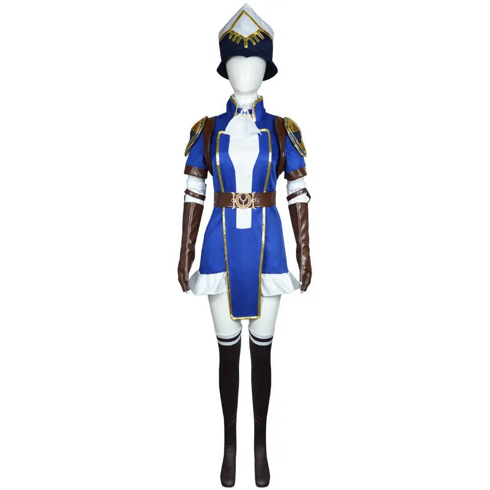 Arcane Season 1 Caitlyn Kiramman Cosplay Costume Set - Cosparty