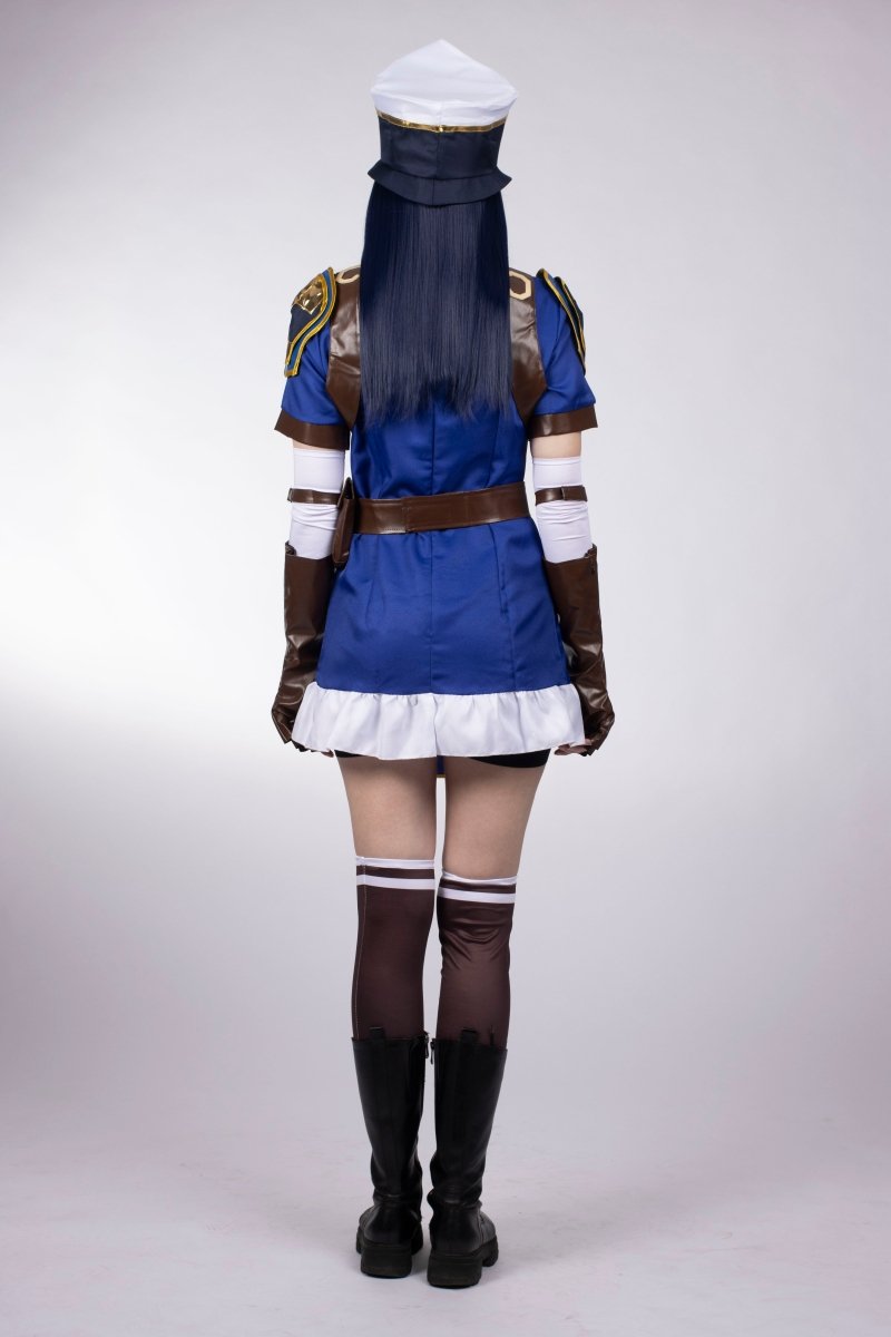 Arcane Season 1 Caitlyn Kiramman Cosplay Costume Set - Cosparty