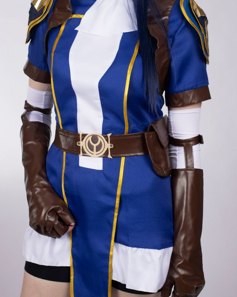 Arcane Season 1 Caitlyn Kiramman Cosplay Costume Set - Cosparty