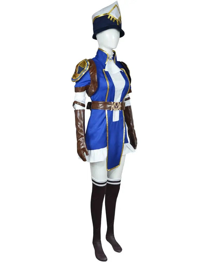 Arcane Season 1 Caitlyn Kiramman Cosplay Costume Set - Cosparty