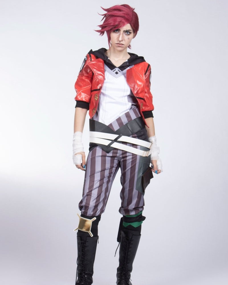 Arcane Season 1 Vi Cosplay Costume - Cosparty