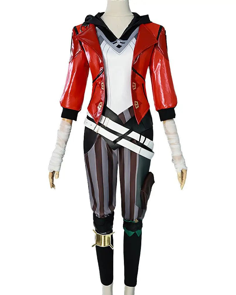 Arcane Season 1 Vi Cosplay Costume - Cosparty