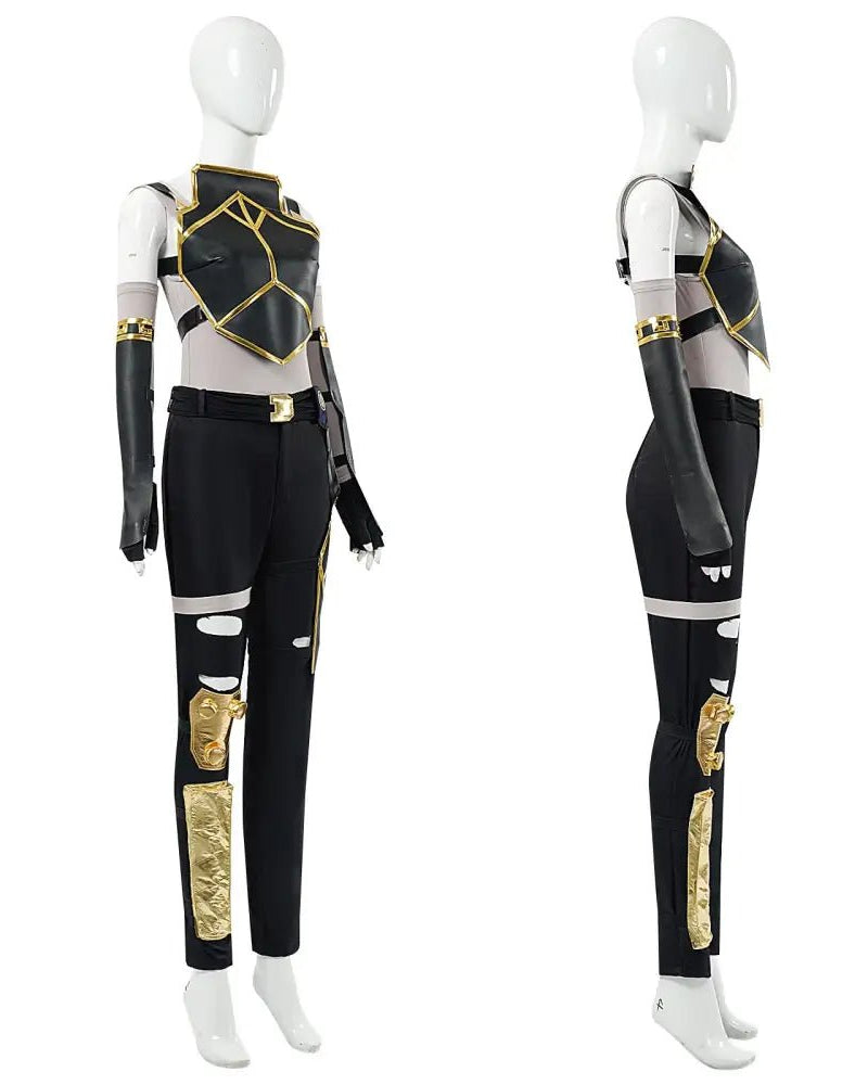 Arcane Season 2 Act 3 Vi Cosplay Costume Set - Cosparty