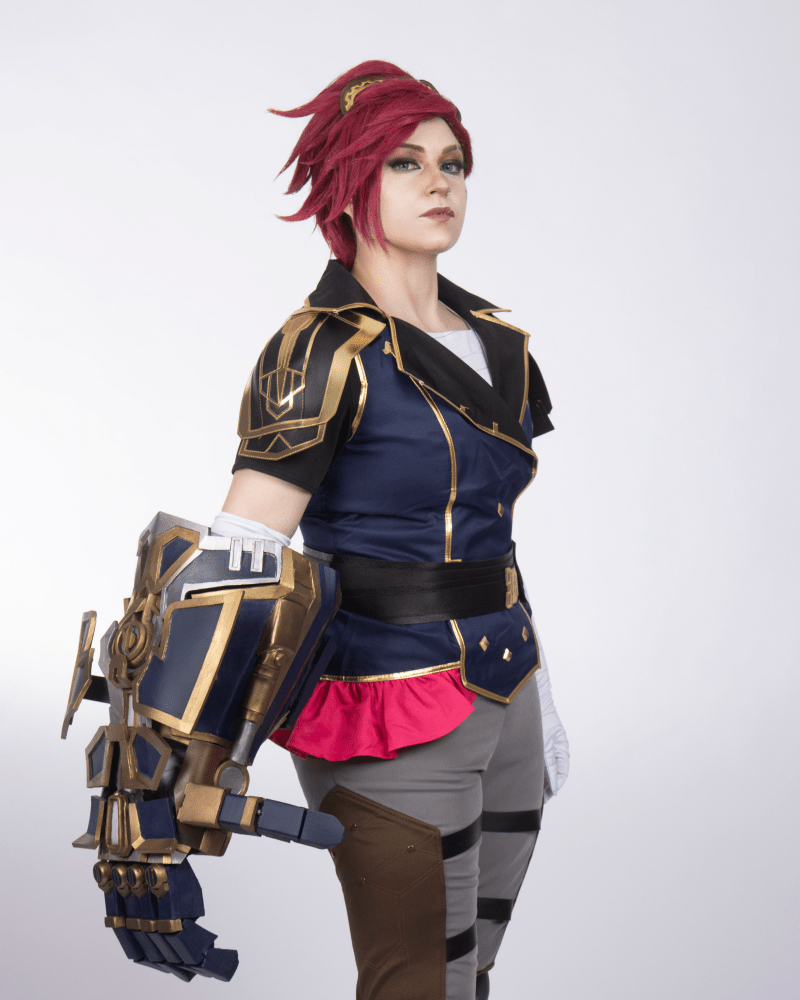 Arcane Season 2 Enforcer Caitlyn Kiramman and Vi Cosplay Costume - Cosparty
