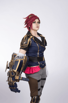 Arcane Season 2 Enforcer Caitlyn Kiramman and Vi Cosplay Costume - Cosparty