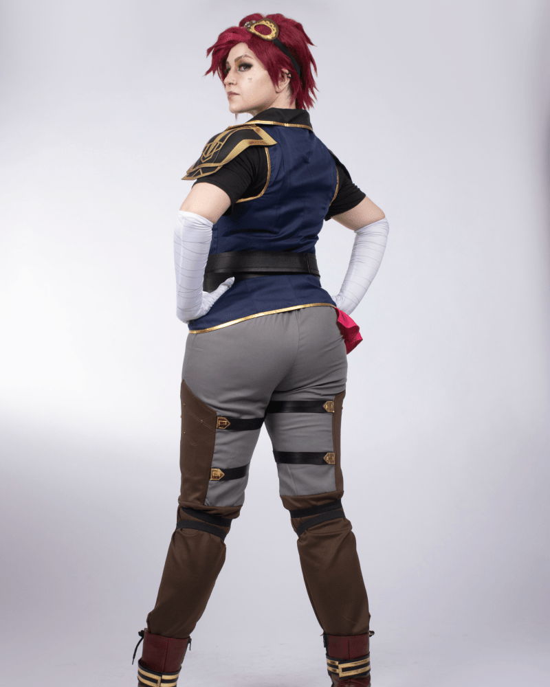 Arcane Season 2 Enforcer Caitlyn Kiramman and Vi Cosplay Costume - Cosparty