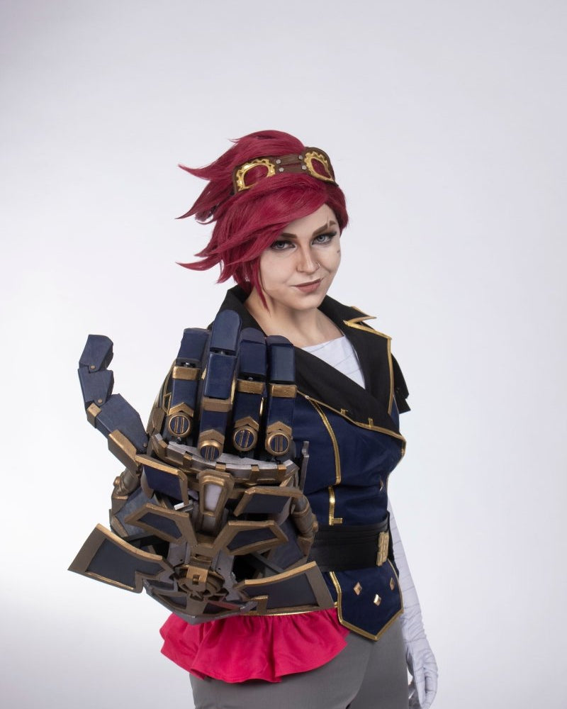 Arcane Season 2 Enforcer Caitlyn Kiramman and Vi Cosplay Costume - Cosparty