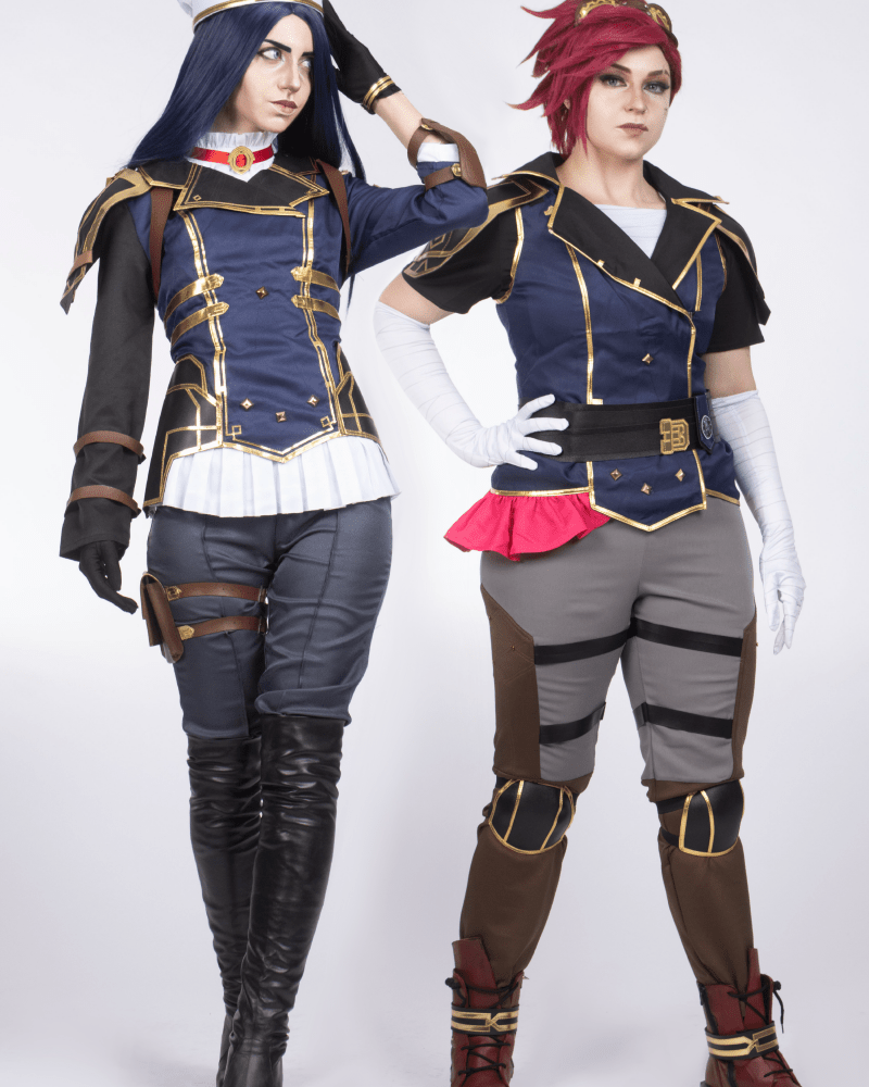 Arcane Season 2 Enforcer Caitlyn Kiramman and Vi Cosplay Costume - Cosparty