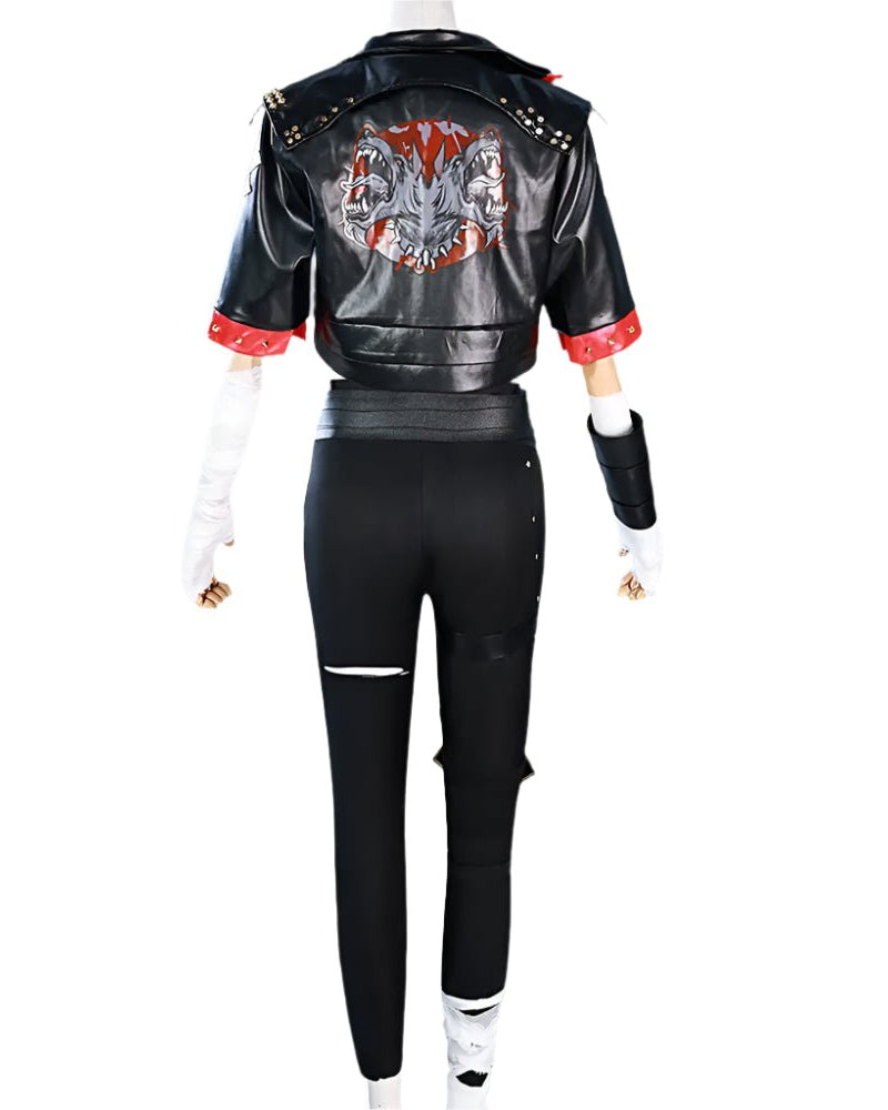 Arcane Season 2 Pitfighter Vi Cosplay Costume Set - Cosparty