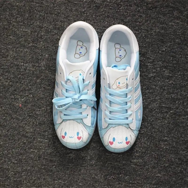 Artisan Crafted Blue Cinnamoroll Inspired Athletic Sneakers - Cosparty