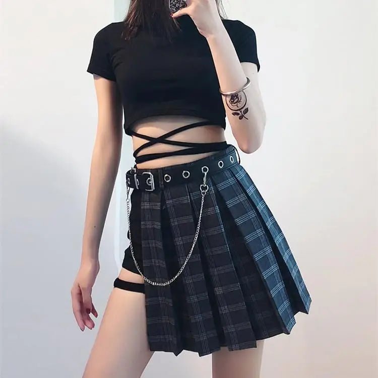 Badass Punk Rock Skirt for Cosparty Style - Cosparty