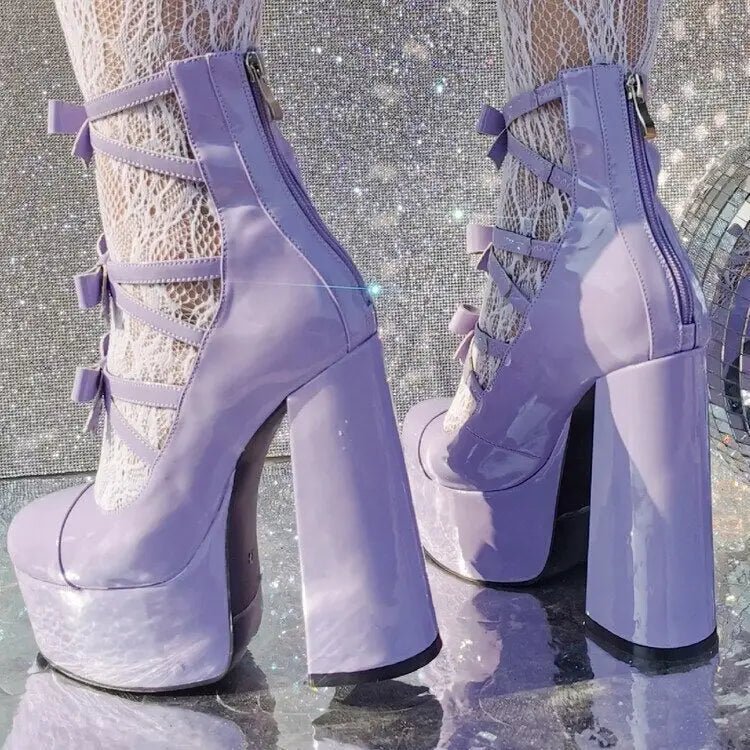 Baddie Babydoll Heels for Kawaii and Lolita Style Enthusiasts - Cosparty