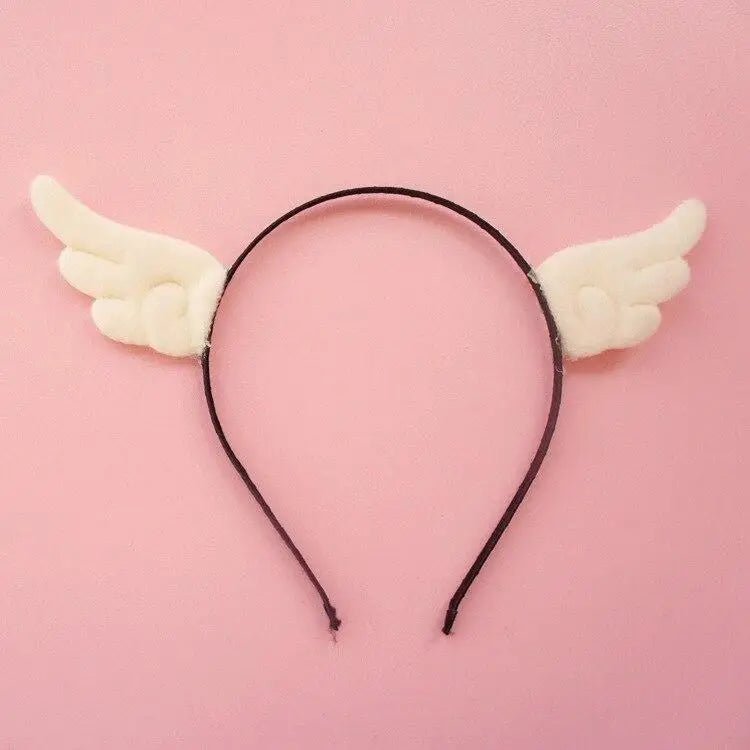 Bat Wing Hair Clips and Headbands in Soft Plush Fabric - Cosparty