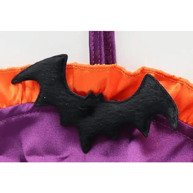 Black and Purple Bat Inspired Ruffled Bikini Set - Cosparty