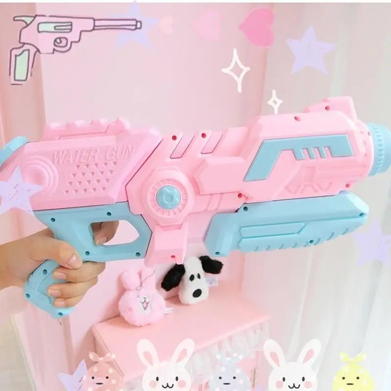 Blue Cotton Candy Colored Water Gun for Kawaii Princesses - Cosparty