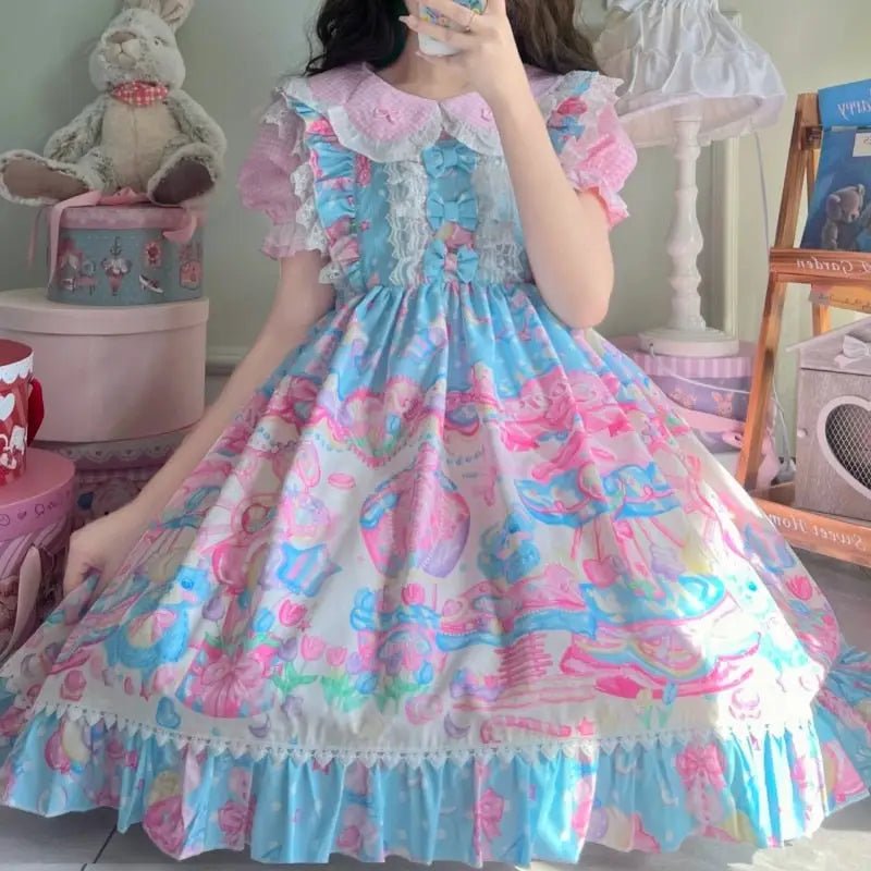 Bubblegum Lolita Dress 92cm Bust for Kawaii Birthday Parties - Cosparty