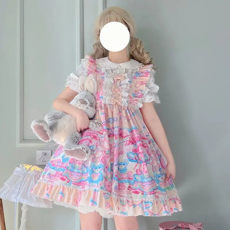 Bubblegum Lolita Dress 92cm Bust for Kawaii Birthday Parties - Cosparty