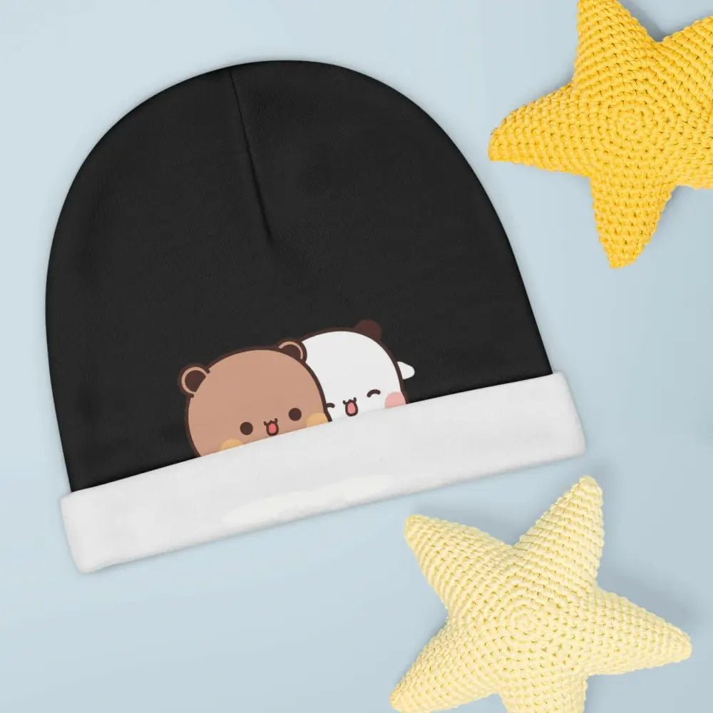 Bubu Beanie for Cozy Style with Adorable Embroidered Design - Cosparty