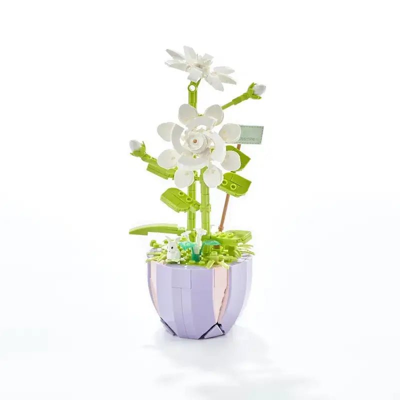 Building Block Flower Planter Set for Indoor Garden Oasis - Cosparty