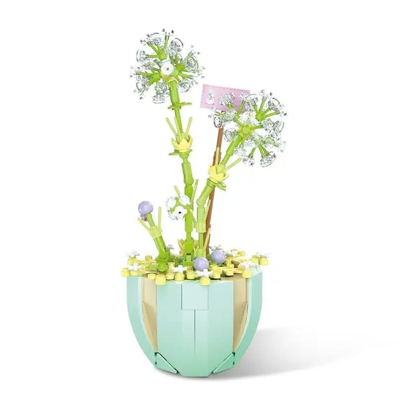 Building Block Flower Planter Set for Indoor Garden Oasis - Cosparty