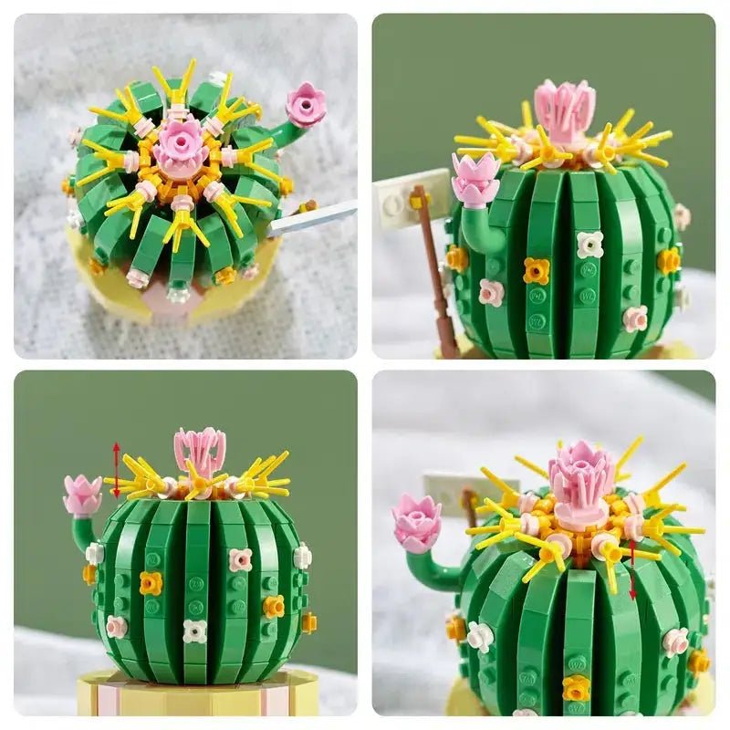 Building Block Flower Planter Set for Indoor Garden Oasis - Cosparty