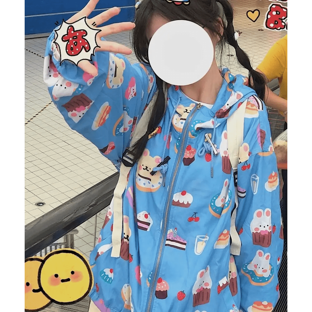 Bunny Inspired Windbreaker Coat for Cold Winter Days - Cosparty