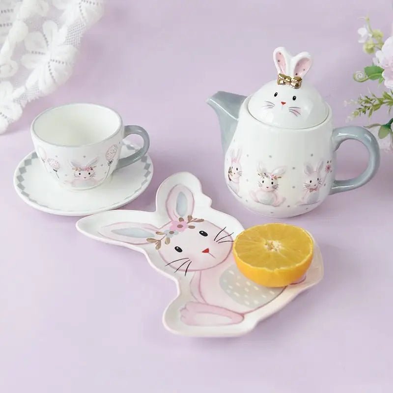 Bunny Sweet Tea Party Set for Whimsical Tea Celebrations - Cosparty