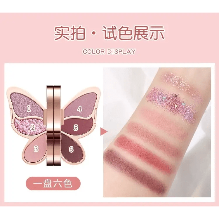 Butterfly Wing Glittering Make - Up Palette for Your Vanity Display - Cosparty