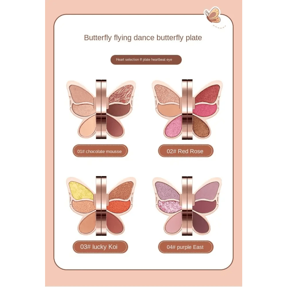 Butterfly Wing Glittering Make - Up Palette for Your Vanity Display - Cosparty