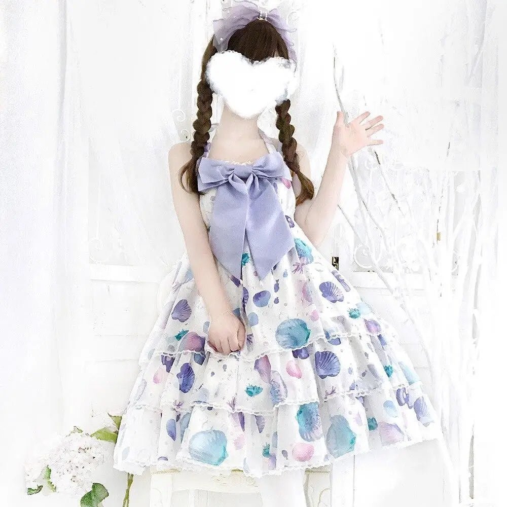 Candy Colored Seashell Mermaid Lolita JSK Dress - Cosparty