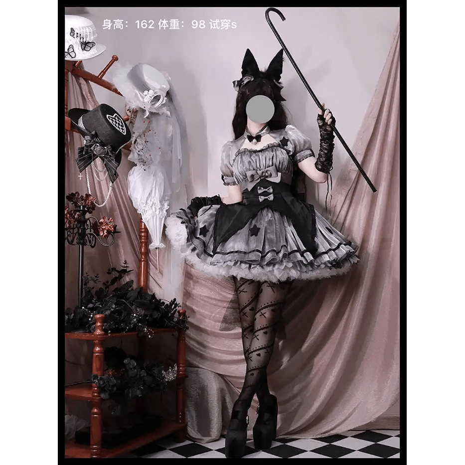 Card Captor Sakura Inspired Lolita Dress in High - Quality Materials - Cosparty