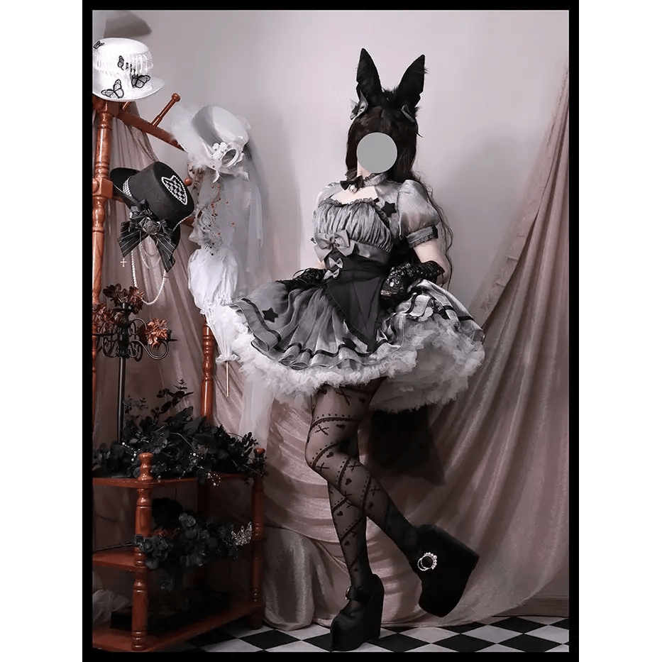 Card Captor Sakura Inspired Lolita Dress in High - Quality Materials - Cosparty