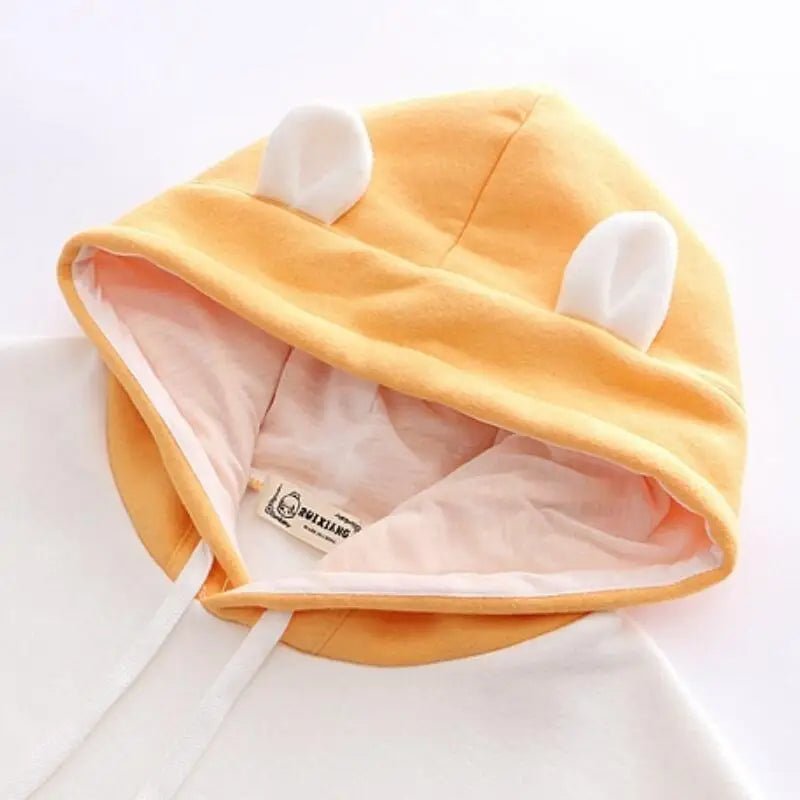 Cat - Eared Hamster Hoodie with Sunflower Seeds for Kawaii Fashion - Cosparty