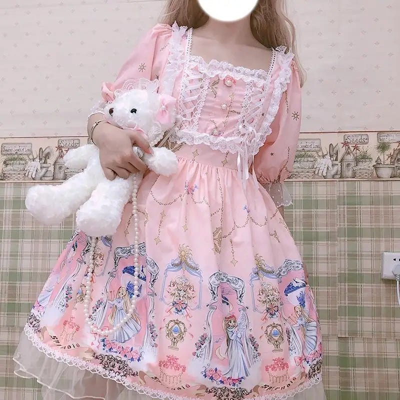 Celestial Angel Symphony Lolita Dress for Ethereal Fashion Lovers - Cosparty
