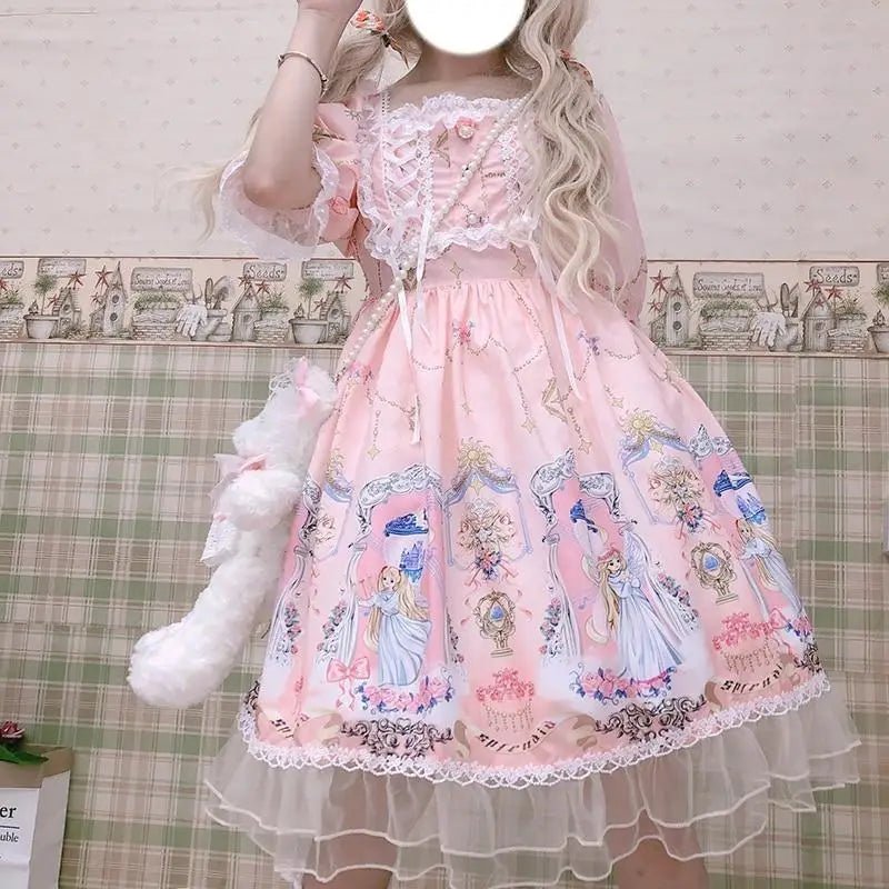 Celestial Angel Symphony Lolita Dress for Ethereal Fashion Lovers - Cosparty