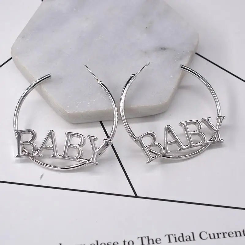 Chic Baby Gold Hoops for Kawaii Style - Cosparty